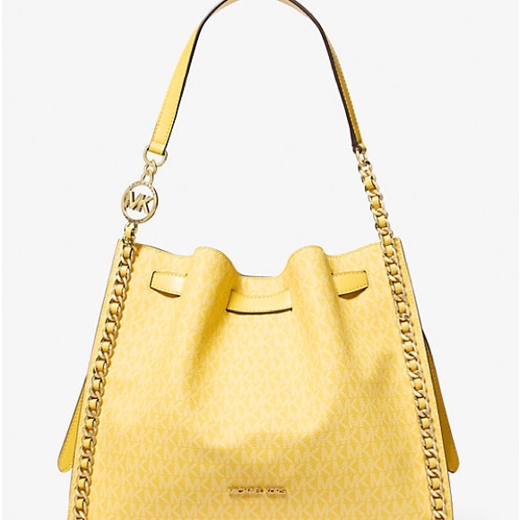 Michael Kors Yellow Tote Bag - Picture 2 of 2